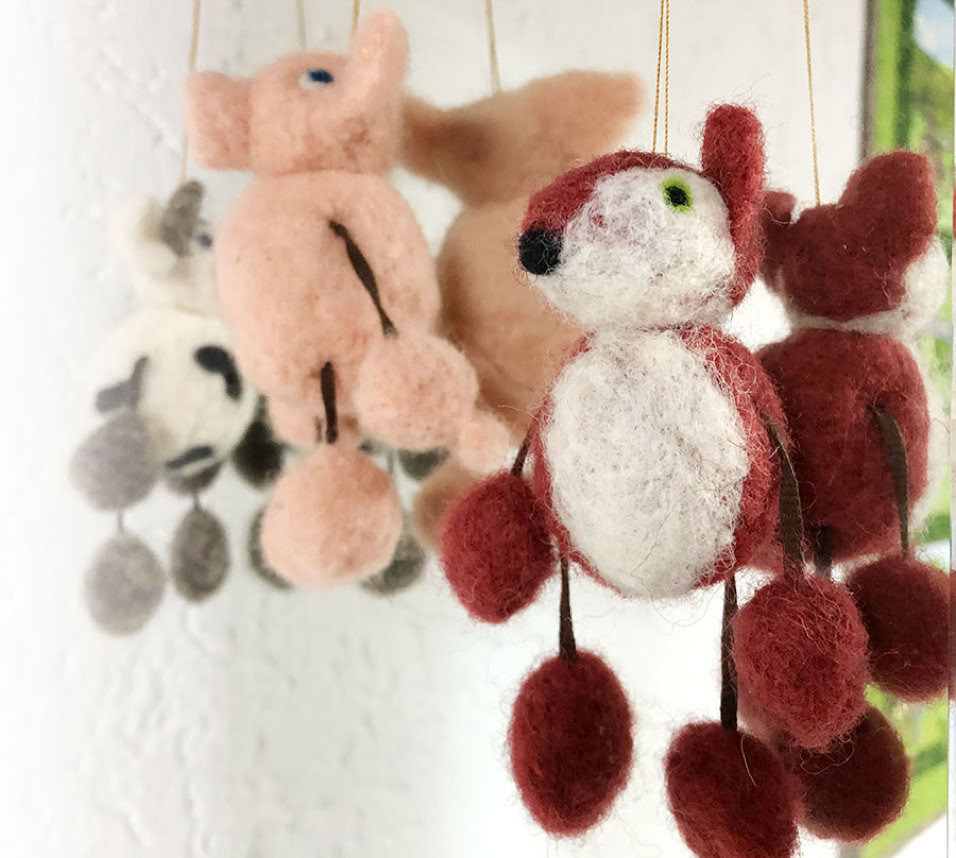 Filztierchen als Anhänger